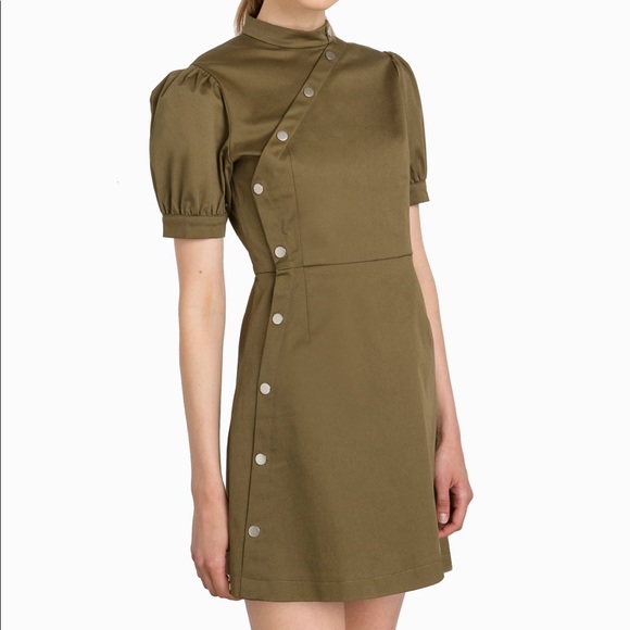 Pixie Market Dresses & Skirts - Olive Snap Pixie Dress